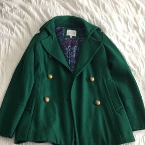 Green delia*s peacoat